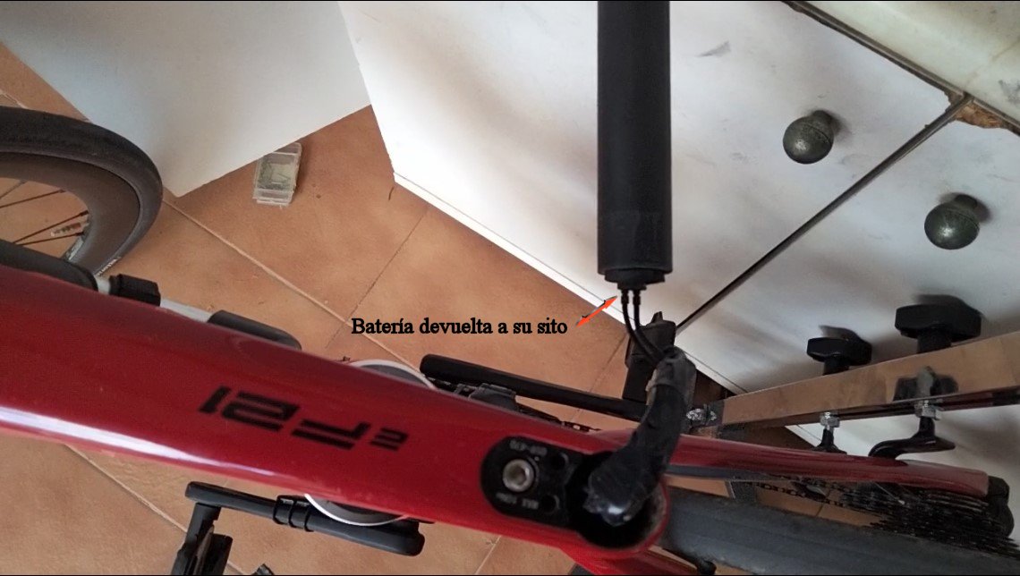 Como abrazan las gomas a la batería