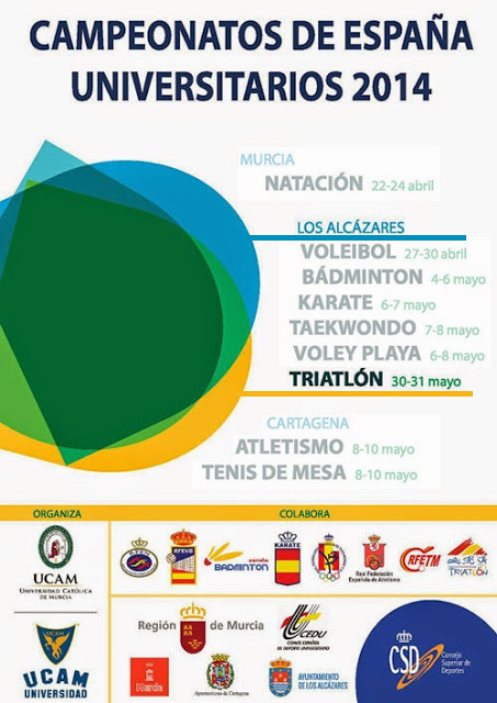 Campeonato Universitario Triatlon Los Alcázares